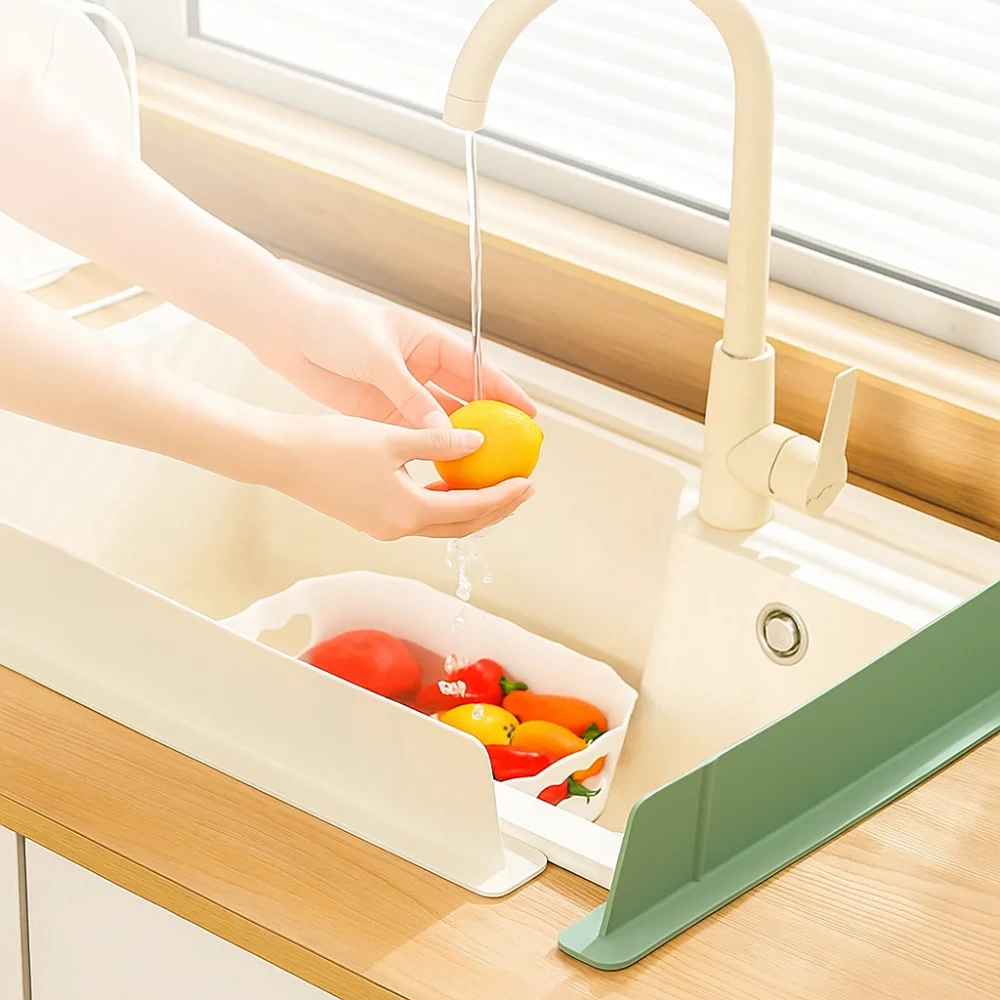 Anti-Splash Anti-Splashing Water Plate Splash Guard Waterproof Silicone Sink Splash Guard Extended Sink Oil-Proof
Anti-Splash Anti-Splashing Water Plate Splash Guard Waterproof Silicone Sink Splash Guard Extended Sink Oil-Proof