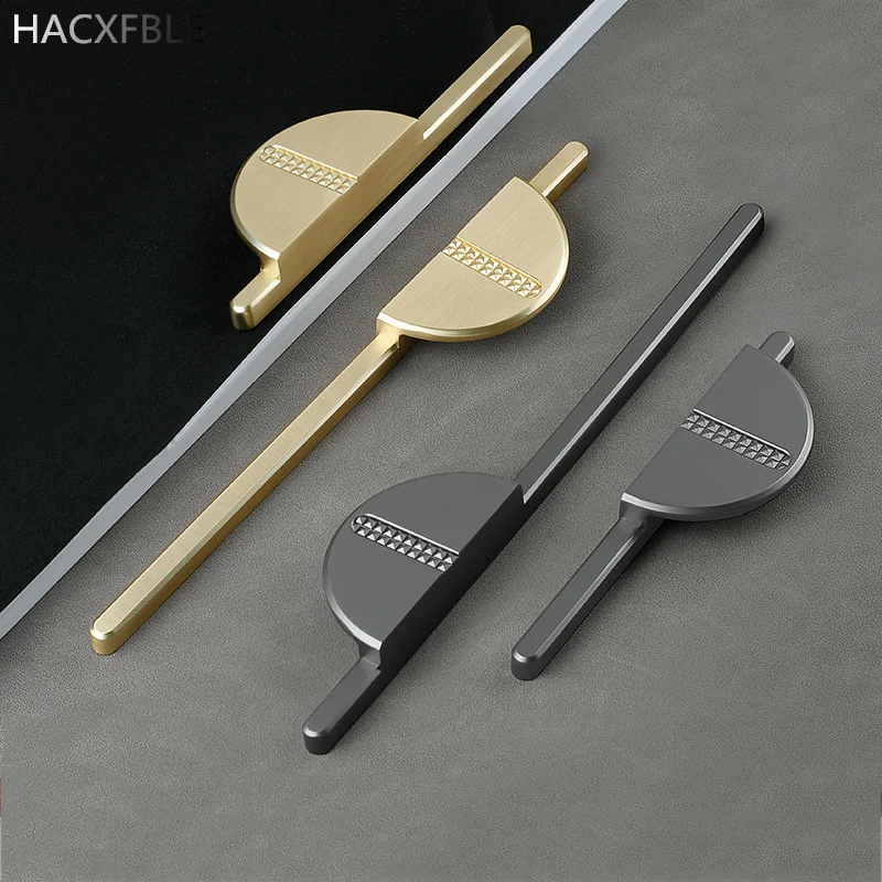 Modern Golden Semicircle Cabinet Handles Solid Zinc Alloy Kitchen Handles&Pulls Simple Dresser Drawer Knobs Furniture Handles
Modern Golden Semicircle Cabinet Handles Solid Zinc Alloy Kitchen Handles&Pulls Simple Dresser Drawer Knobs Furniture Handles