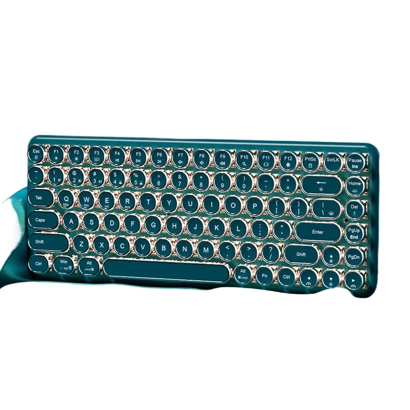 Hot-swappable three-mode wireless bluetooth mechanical keyboard desktop computer universal wired punk girl green axis
Hot-swappable three-mode wireless bluetooth mechanical keyboard desktop computer universal wired punk girl green axis