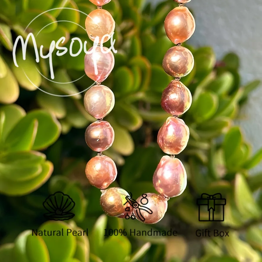 Ожерелье Mysoya Large Edison Baroque с жемчугом 10-12 мм в подарочной коробке – подарок для него и для нее на дни рождения, свадьбы, День святого Валентина
Ожерелье Mysoya Large Edison Baroque с жемчугом 10-12 мм в подарочной коробке – подарок для него и для нее на дни рождения, свадьбы, День святого Валентина