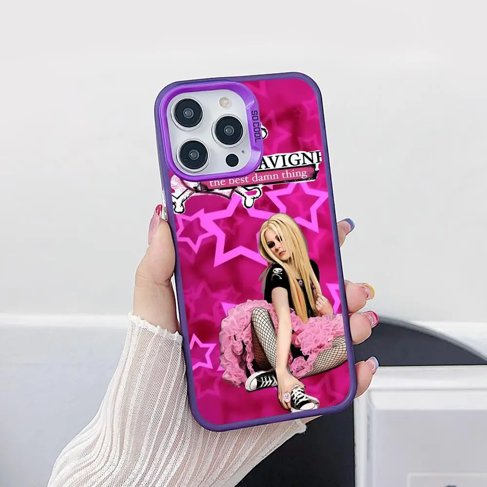 Avril Lavigne Purple Translucent Mobile Phone Case for iPhone 17 16 15 14 13 12 11 X XR XS Air Pro Max Plus Colorful Cover
Avril Lavigne Purple Translucent Mobile Phone Case for iPhone 17 16 15 14 13 12 11 X XR XS Air Pro Max Plus Colorful Cover