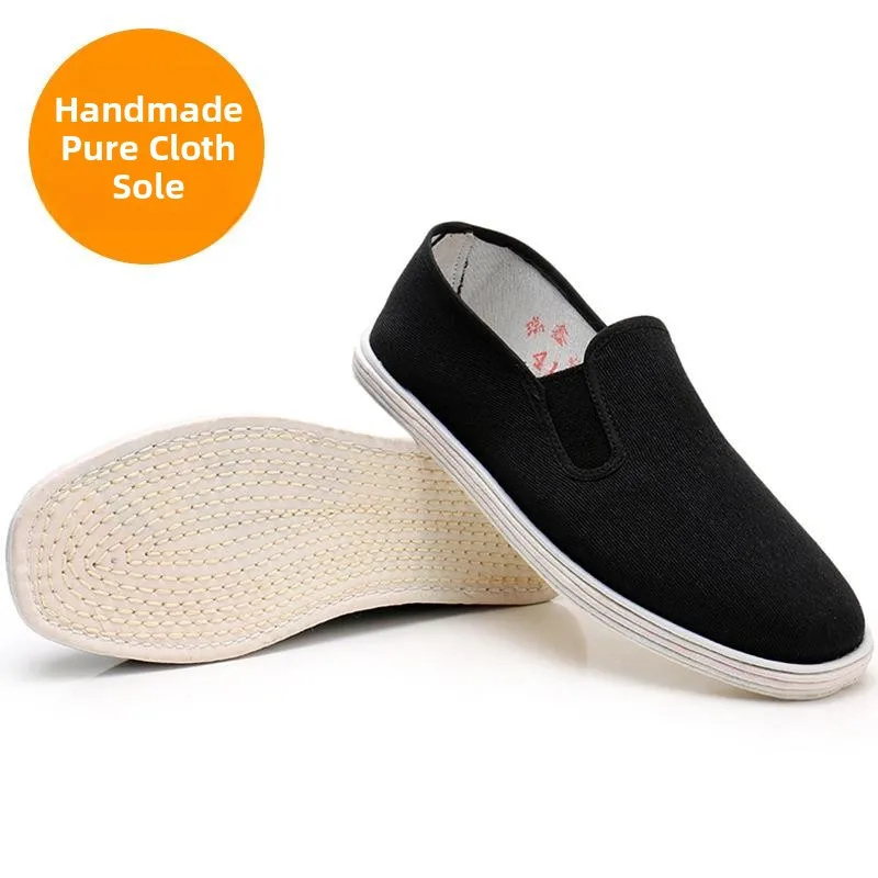 New Handmade Beijing Cloth Shoes Men's Slip-On Breathable Flat Bottom Shoes round Toe Casual Shoes Comfortable Spring Shoes
New Handmade Beijing Cloth Shoes Men's Slip-On Breathable Flat Bottom Shoes round Toe Casual Shoes Comfortable Spring Shoes