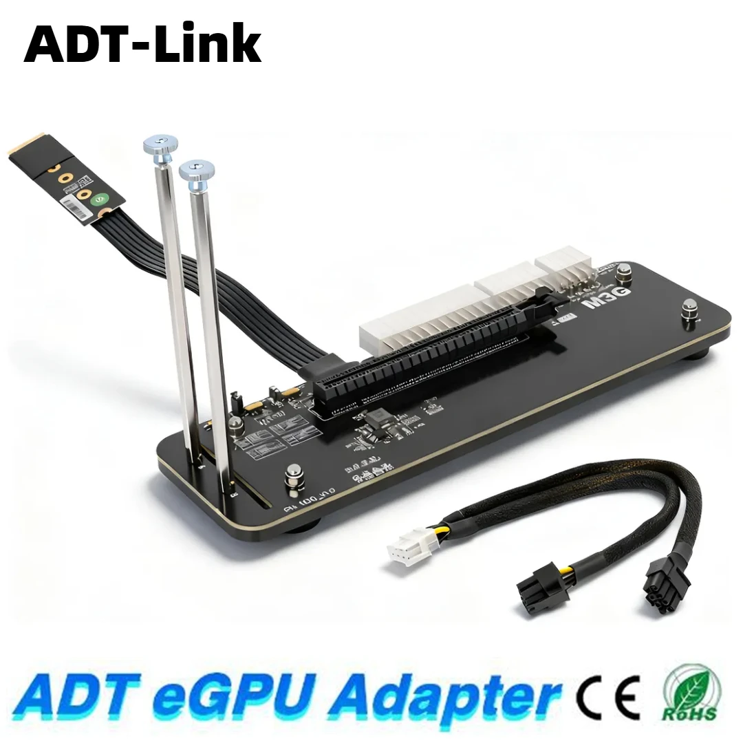 ADT Laptop M.2 NVMe to PCI Express 4.0 x16 EGPU External GEN 4 PCI-E 16X to M.2 NVMe Adapter eGPU NUC/ITX/STX/Notebook PC Gaming
ADT Laptop M.2 NVMe to PCI Express 4.0 x16 EGPU External GEN 4 PCI-E 16X to M.2 NVMe Adapter eGPU NUC/ITX/STX/Notebook PC Gaming