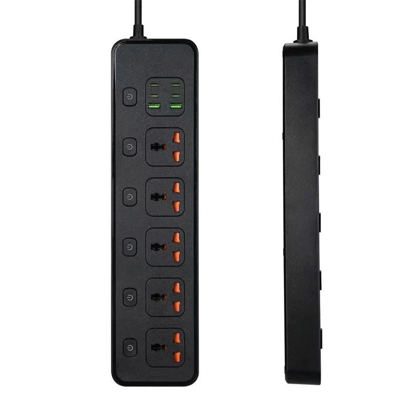 Universal Power Strip Socket UK EU US Plug with 5 AC Power Outlets and 6 USB Ports Surge Protector Power Cord Extension Sockets
Universal Power Strip Socket UK EU US Plug with 5 AC Power Outlets and 6 USB Ports Surge Protector Power Cord Extension Sockets