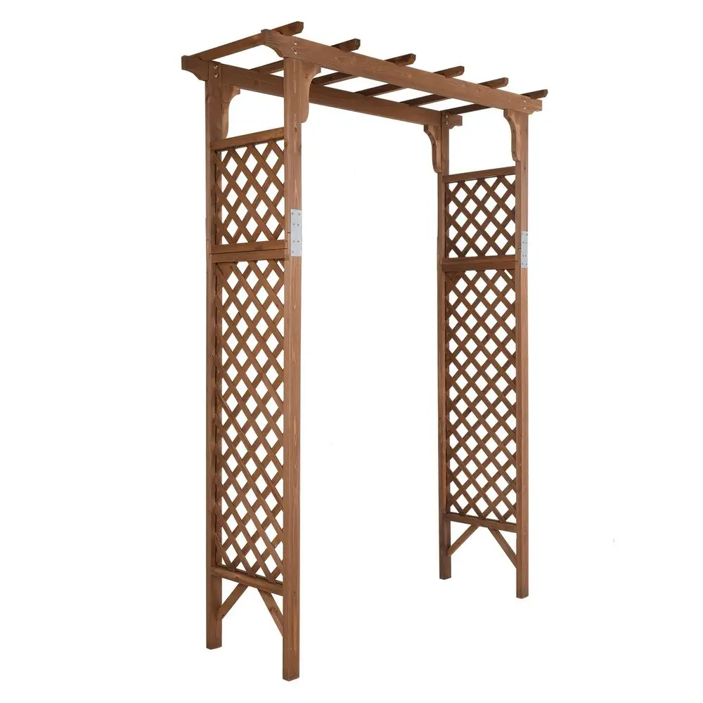 7Ft Wooden Garden Arbor Arch, Wood Arbor Trellis, Pergola Archway for Wedding Ceremony Decoration Pergola Plant Climbing Rose V
7Ft Wooden Garden Arbor Arch, Wood Arbor Trellis, Pergola Archway for Wedding Ceremony Decoration Pergola Plant Climbing Rose V