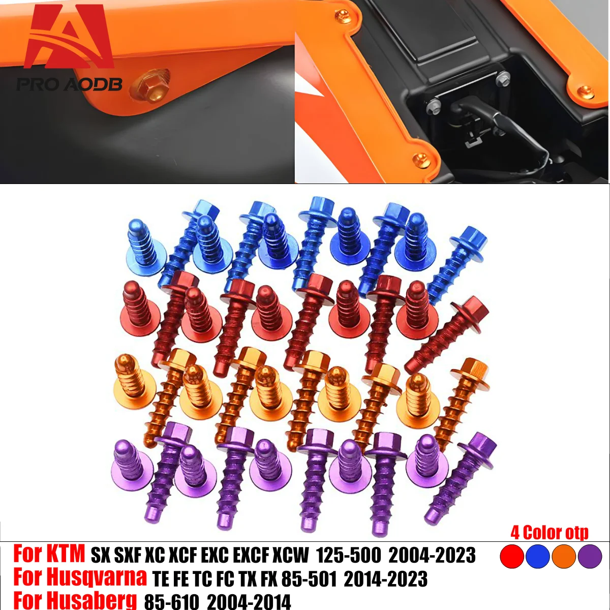 10 PCS Motorcycle High-Quality Self-Tapping Screw Bolt Kit For KTM EXC EXCF XC XCF SX SXF 125 250 300 350 400 450 500 1997-2023
10 PCS Motorcycle High-Quality Self-Tapping Screw Bolt Kit For KTM EXC EXCF XC XCF SX SXF 125 250 300 350 400 450 500 1997-2023