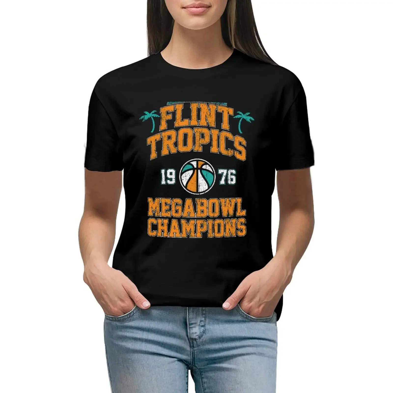 Flint Tropics Megabowl Champions T-Shirt hippie clothes anime clothes blanks quick drying western t-shirt dress for Women
Flint Tropics Megabowl Champions T-Shirt hippie clothes anime clothes blanks quick drying western t-shirt dress for Women