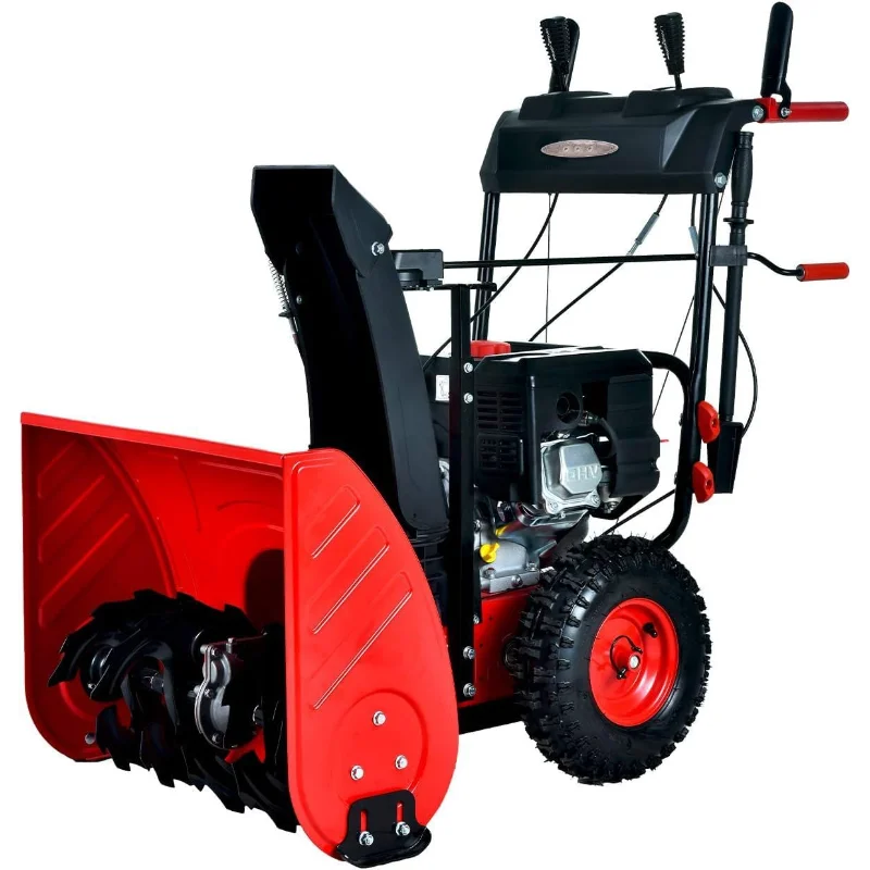 PowerSmart Gas Snow Blower 24-Inch 2-Stage Self-Propelled 212cc Engine Gas Powered with Electric Start, LED Light
PowerSmart Gas Snow Blower 24-Inch 2-Stage Self-Propelled 212cc Engine Gas Powered with Electric Start, LED Light