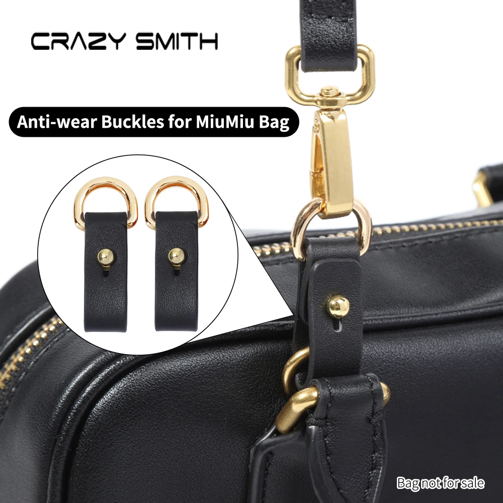 CRAZYSMITH Leather Anti-wear Buckle Fits for Arcadie Bag Shoulder Strap Set Handbag Inner Bag Organizer
CRAZYSMITH Leather Anti-wear Buckle Fits for Arcadie Bag Shoulder Strap Set Handbag Inner Bag Organizer