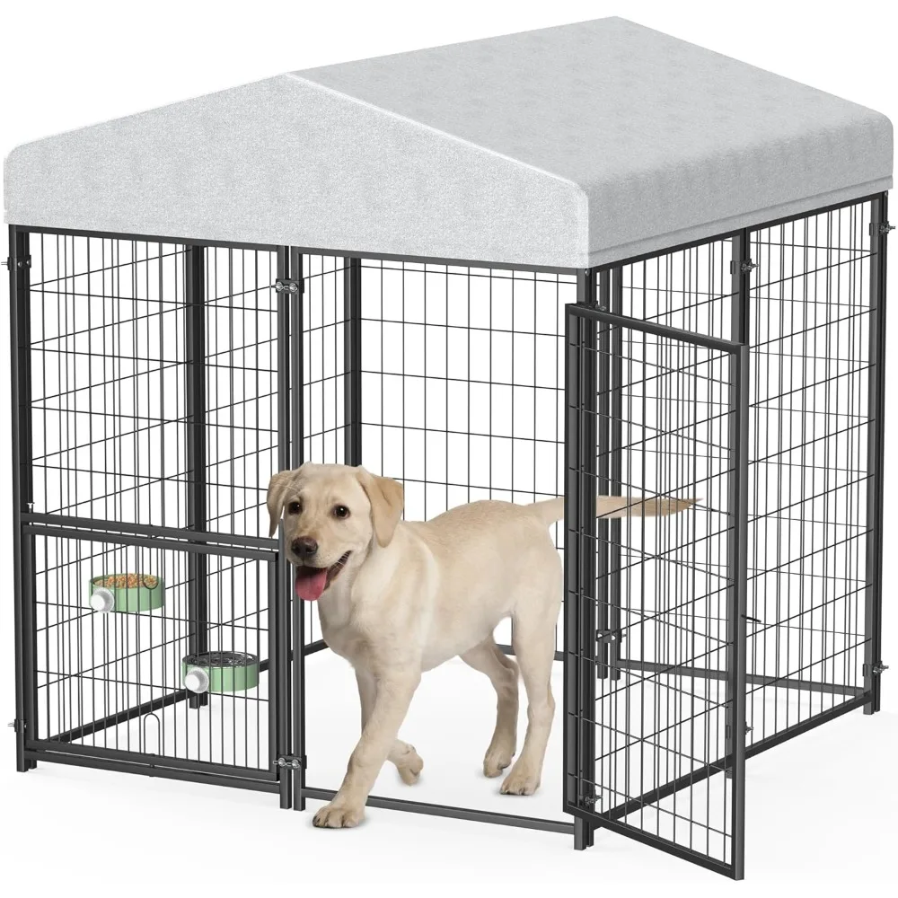 Large Dog Kennel Outdoor with Water-Resistant Roof Heavy Duty Outside Dog Kennel Pet Pens Dogs Run Enclosure with Rotating Feed
Large Dog Kennel Outdoor with Water-Resistant Roof Heavy Duty Outside Dog Kennel Pet Pens Dogs Run Enclosure with Rotating Feed