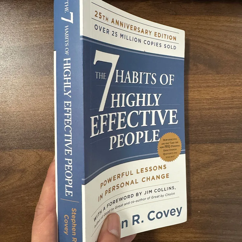 The 7 Habits of Highly Effective People by Stephen R. Covey, 25th Anniversary Edition Self-Help Book
The 7 Habits of Highly Effective People by Stephen R. Covey, 25th Anniversary Edition Self-Help Book