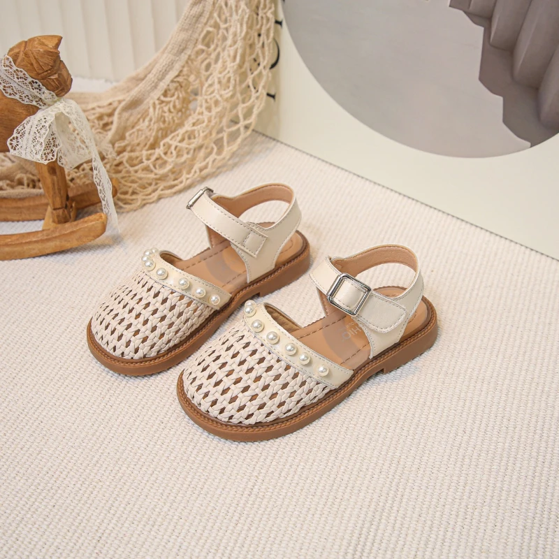 Summer Kids Closed Toe Flat Sandals Woven Hollow-out Children's Causal School Shoes Breathable Comfortable Girls Beach Sandals
Summer Kids Closed Toe Flat Sandals Woven Hollow-out Children's Causal School Shoes Breathable Comfortable Girls Beach Sandals