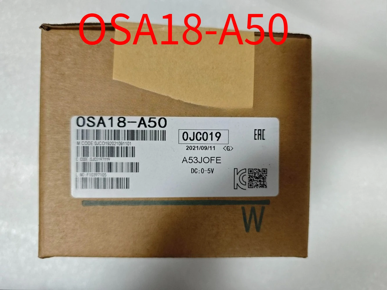 Brand New Original OSA18-A50 OSA18 A50 Servo Motor Encoder Fast Delivery
Brand New Original OSA18-A50 OSA18 A50 Servo Motor Encoder Fast Delivery