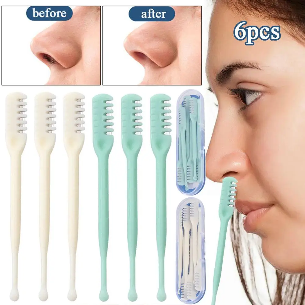 6Pcs Manual Nose Hair Trimmer 360 Rotating Nasal Clippers Nose Hair Remover Portable Ear Scoop Hair Scraper Size Handheld Tool
6Pcs Manual Nose Hair Trimmer 360 Rotating Nasal Clippers Nose Hair Remover Portable Ear Scoop Hair Scraper Size Handheld Tool