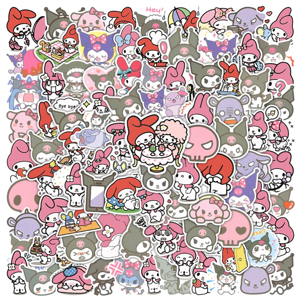 10/30/50/100pcs My Melody Kuromi Stickers Kawaii Girls Aesthetic Decals DIY Laptop Phone Luggage Cute Cartoon Sticker Decals Toy
10/30/50/100pcs My Melody Kuromi Stickers Kawaii Girls Aesthetic Decals DIY Laptop Phone Luggage Cute Cartoon Sticker Decals Toy