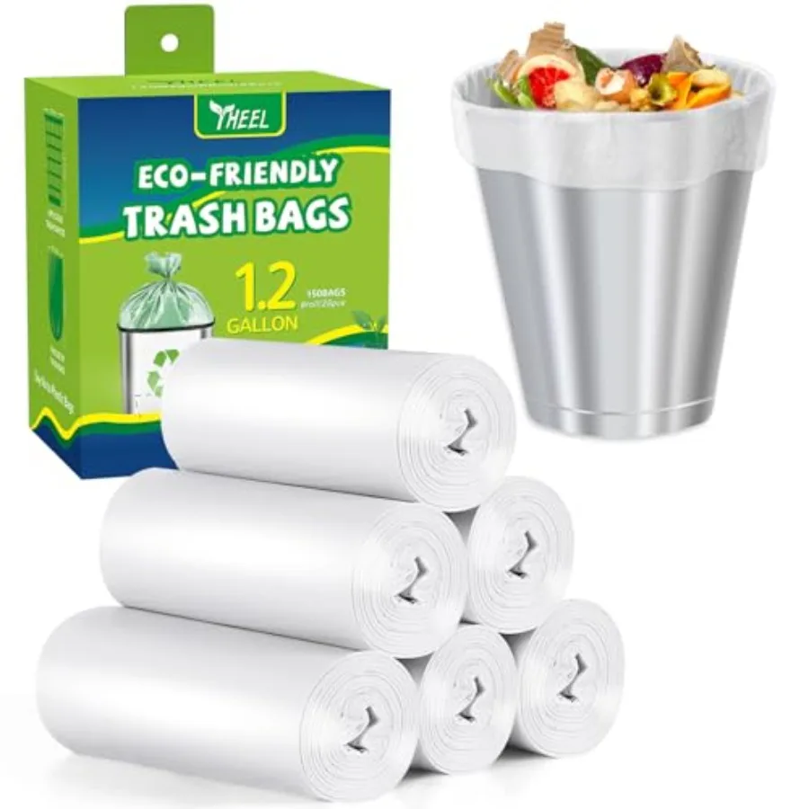 1.2 Gallon Small Trash Bags - 150 Count Clear Mini Garbage Bags Bathroom Trash Bags for Bedroom Office Wastebasket Small Trash
1.2 Gallon Small Trash Bags - 150 Count Clear Mini Garbage Bags Bathroom Trash Bags for Bedroom Office Wastebasket Small Trash
