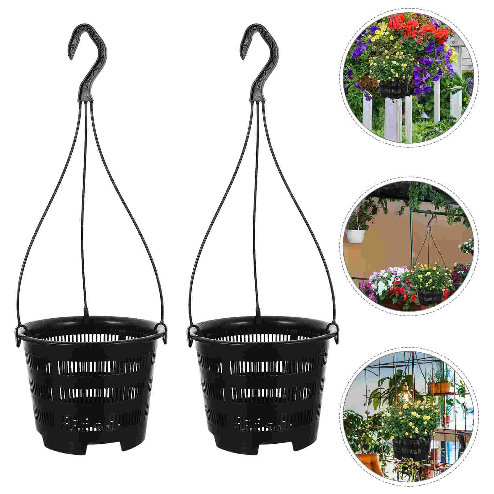5 Sets Orchid Hanging Pot Decorative Plants Artificial Garden Flower Pots Plastic Black Baby
5 Sets Orchid Hanging Pot Decorative Plants Artificial Garden Flower Pots Plastic Black Baby