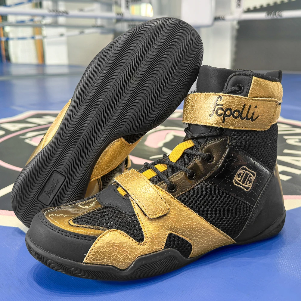 New Professional Boxing Shoes Breathable Mesh Non-slip Sole Lightweight Training Sneakers for Kickboxing Wrestling Combat Sports
New Professional Boxing Shoes Breathable Mesh Non-slip Sole Lightweight Training Sneakers for Kickboxing Wrestling Combat Sports