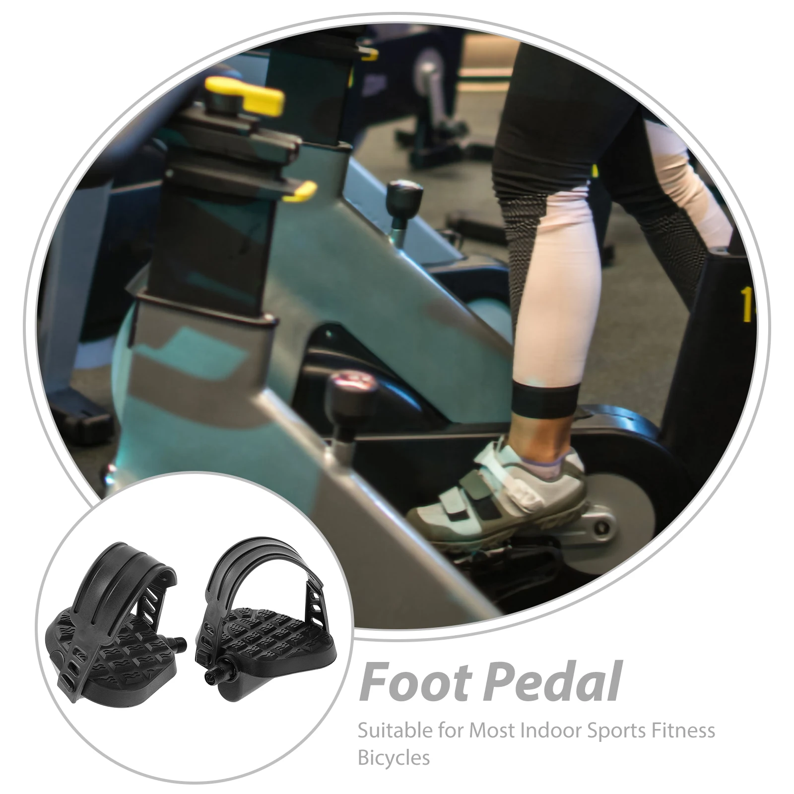 2pcs Replacement Pedals With Straps For Stationary Recumbent Exercise Bikes Plastic Pedal System Compatible Indoor Fitness
2pcs Replacement Pedals With Straps For Stationary Recumbent Exercise Bikes Plastic Pedal System Compatible Indoor Fitness