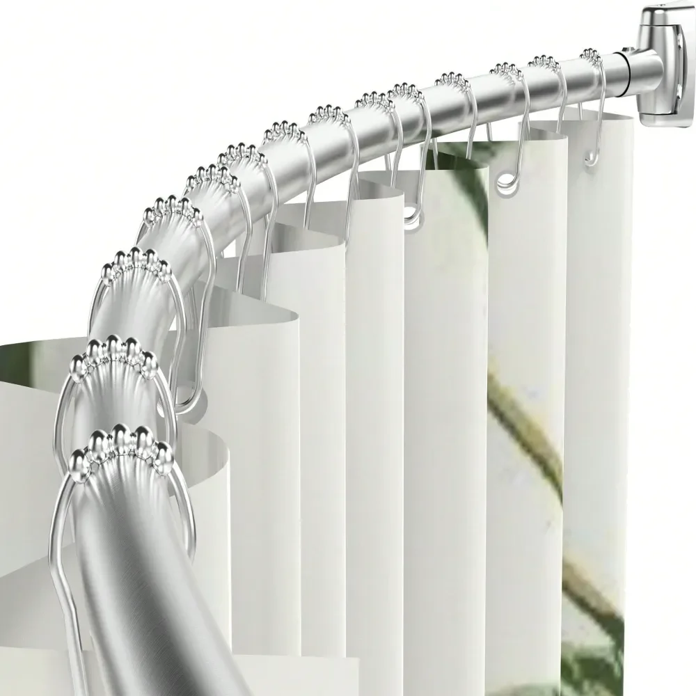 Need To Drill, Curved Shower Curtain Rod 3378 Inches, Adjustable Length, Curtain Rods, Hanging Rod, Adjustable Shower Rod Rustp
Need To Drill, Curved Shower Curtain Rod 3378 Inches, Adjustable Length, Curtain Rods, Hanging Rod, Adjustable Shower Rod Rustp