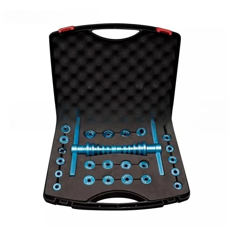 Uniwersalny zestaw montażowy prasy do łożysk rowerowych Zestaw narzędzi do montażu osi podstawy koła Piasta Miękka rama ogonowa
Uniwersalny zestaw montażowy prasy do łożysk rowerowych Zestaw narzędzi do montażu osi podstawy koła Piasta Miękka rama ogonowa