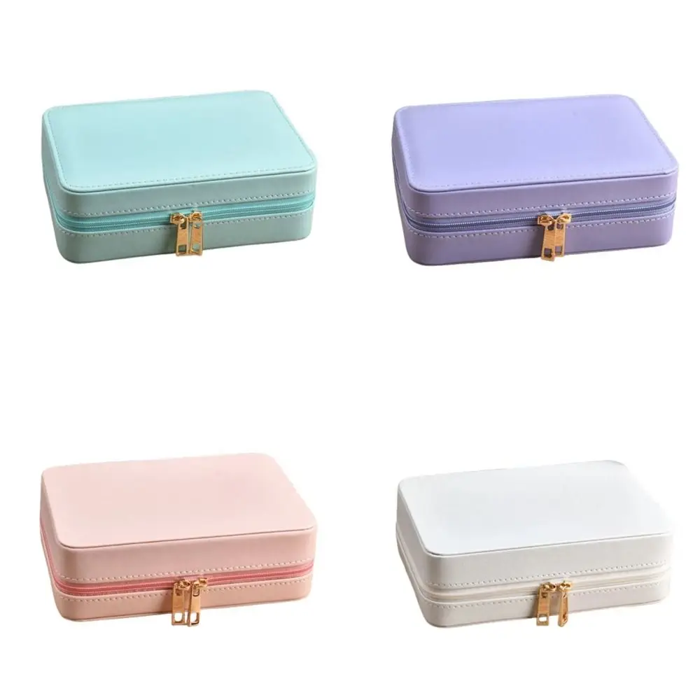PU Leather Trinkets Storage Organizer Large Capacity Dustproof Portable Jewelry Organizer Simple High Quality
PU Leather Trinkets Storage Organizer Large Capacity Dustproof Portable Jewelry Organizer Simple High Quality