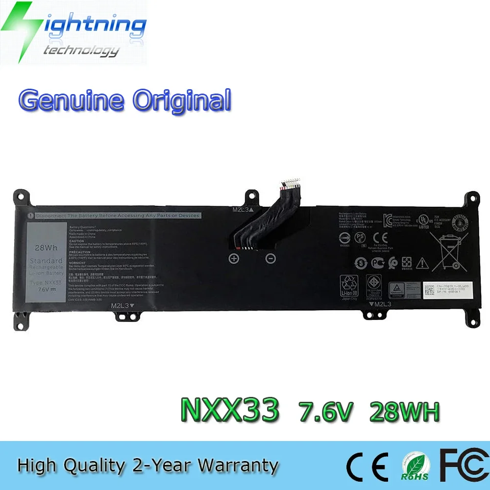 New Genuine Original NXX33 7.6V 28Wh Laptop Battery for Dell Inspiron 3195 2-in-1 Notebook 0020K1 MJMVV P31T001 etc.
New Genuine Original NXX33 7.6V 28Wh Laptop Battery for Dell Inspiron 3195 2-in-1 Notebook 0020K1 MJMVV P31T001 etc.