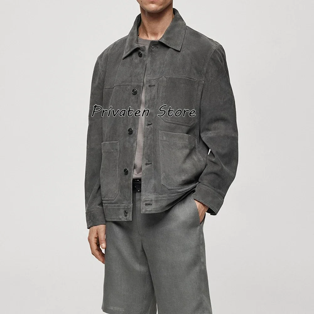 Jekets for Men Men's Suede Jacket Elegant Man Jackets Fashion Suit Top Mens Dress Jackets New in Suits and Blazers Luxury Coat
Jekets for Men Men's Suede Jacket Elegant Man Jackets Fashion Suit Top Mens Dress Jackets New in Suits and Blazers Luxury Coat