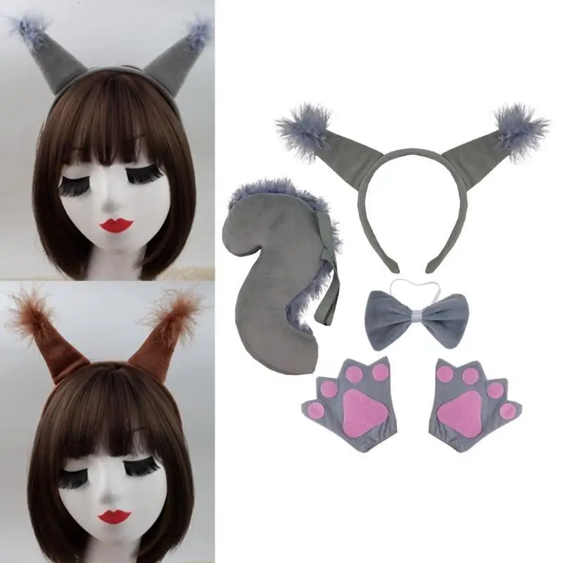 39BB Sweet Student Live Broadcast Hairband&Tail/Bowtie Set Squirrel Ear Hair Hoop
39BB Sweet Student Live Broadcast Hairband&Tail/Bowtie Set Squirrel Ear Hair Hoop