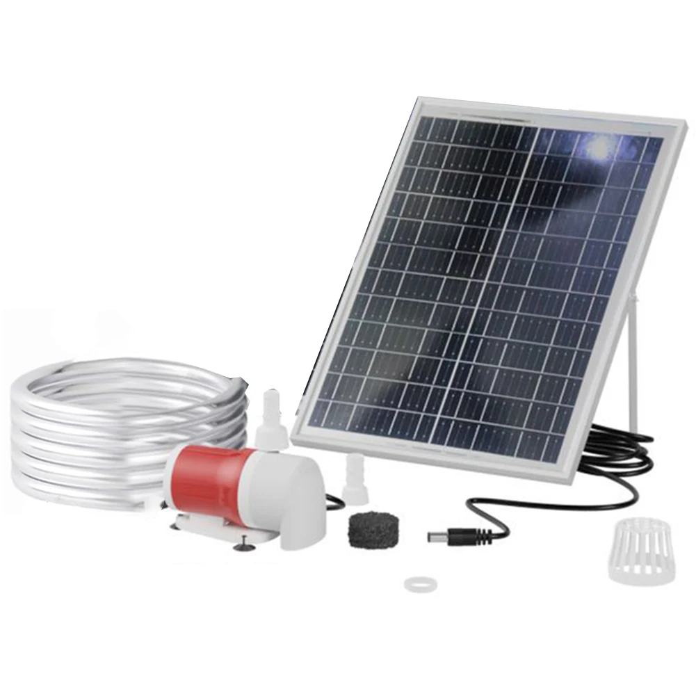 25W Solar Fountain Pump for Garden and Pond Use with 2m Pipe Efficient Water Flow Rate of 1100 L/H Brushless Motor
25W Solar Fountain Pump for Garden and Pond Use with 2m Pipe Efficient Water Flow Rate of 1100 L/H Brushless Motor