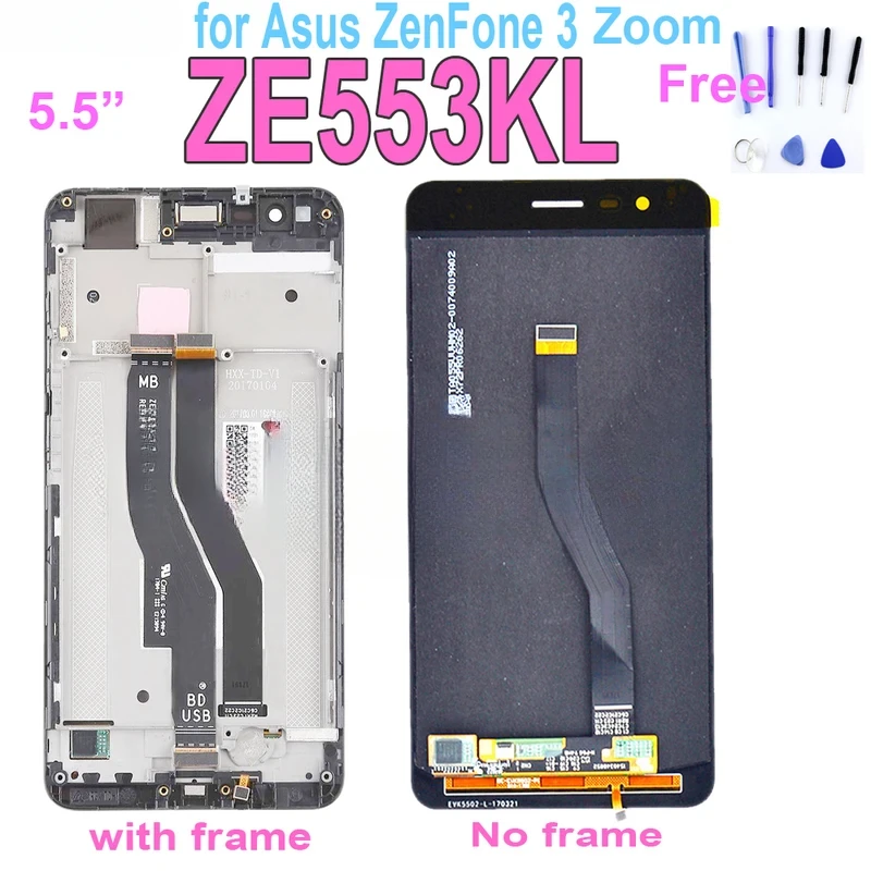 LCD for Asus ZenFone 3 Zoom ze553kl z01hda LCD display touch screen digitizer AMOLED 5.5 "ze553kl LCD display
LCD for Asus ZenFone 3 Zoom ze553kl z01hda LCD display touch screen digitizer AMOLED 5.5 "ze553kl LCD display