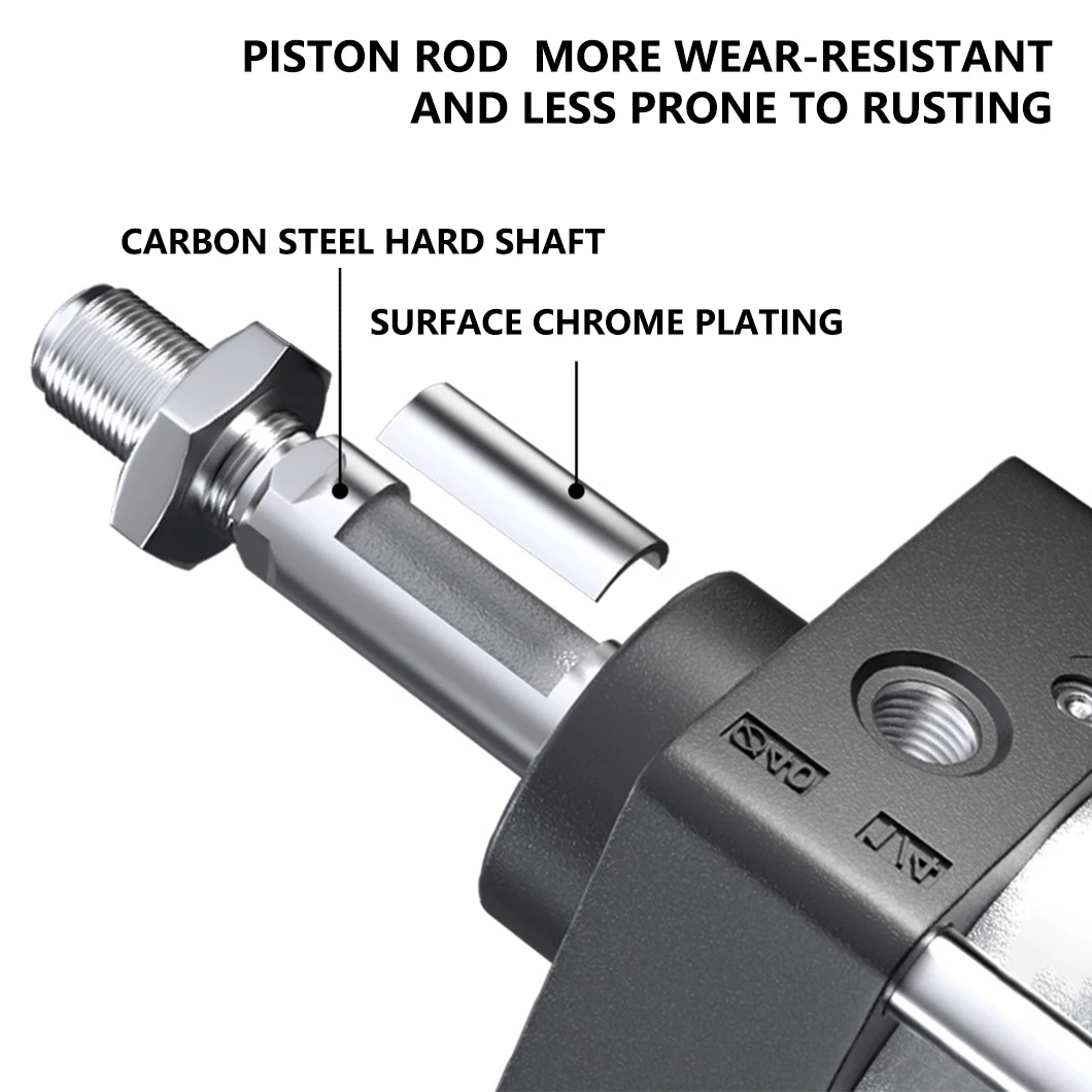 ABILKEEN SC63X600 Standard Pneumatic Cylinder 63mm Bore Size X 600 MM Stroke Double Acting Air Standard Cylinder
ABILKEEN SC63X600 Standard Pneumatic Cylinder 63mm Bore Size X 600 MM Stroke Double Acting Air Standard Cylinder