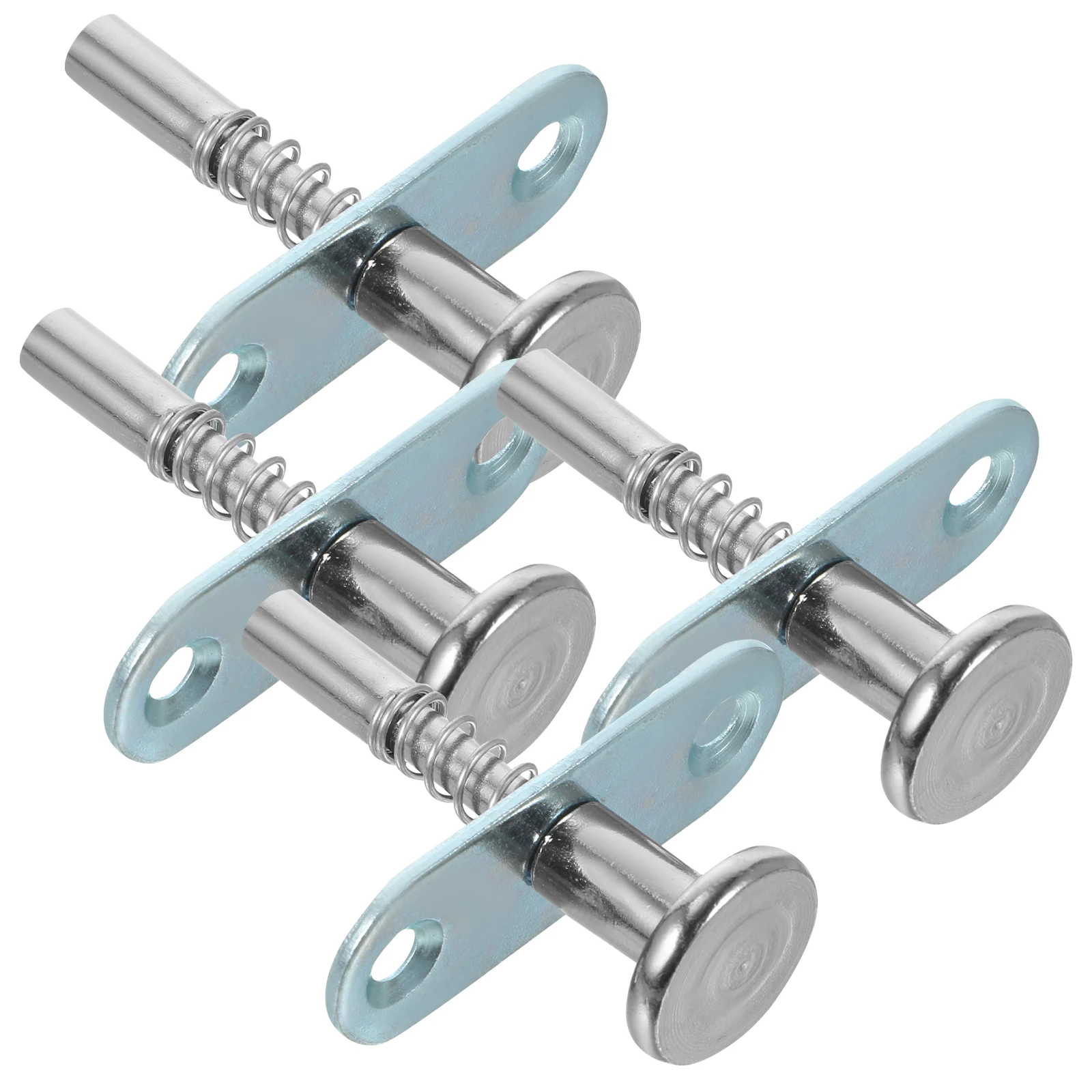 4 Pcs Spring Latch Loaded Plunger Bed Furniture Metal Hardware Iron Door Buckles CribLatch WindowScreenPin FasteningFittings
4 Pcs Spring Latch Loaded Plunger Bed Furniture Metal Hardware Iron Door Buckles CribLatch WindowScreenPin FasteningFittings