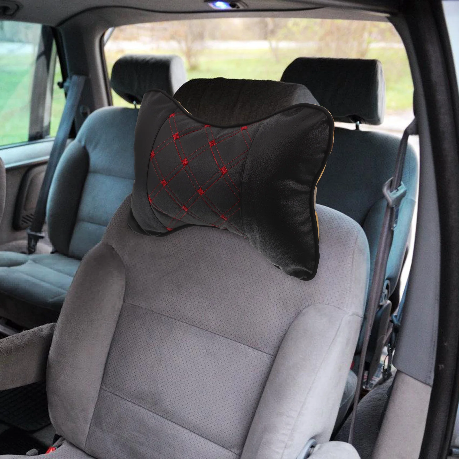 2Pcs Car Headrest Neck Pillow PU Black Driving Home Office Long Sit Pressure Relief Comfortable Breathable
2Pcs Car Headrest Neck Pillow PU Black Driving Home Office Long Sit Pressure Relief Comfortable Breathable
