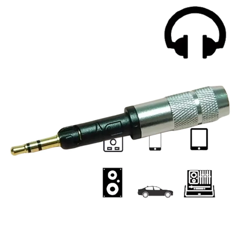 Dual Hi-Fi Silver-Black Zinc Alloy Gold-Plated 2.5mm Balanced Audio Cord for Sennheiser HD6/7/8/595 DJ Headphones Connector
Dual Hi-Fi Silver-Black Zinc Alloy Gold-Plated 2.5mm Balanced Audio Cord for Sennheiser HD6/7/8/595 DJ Headphones Connector