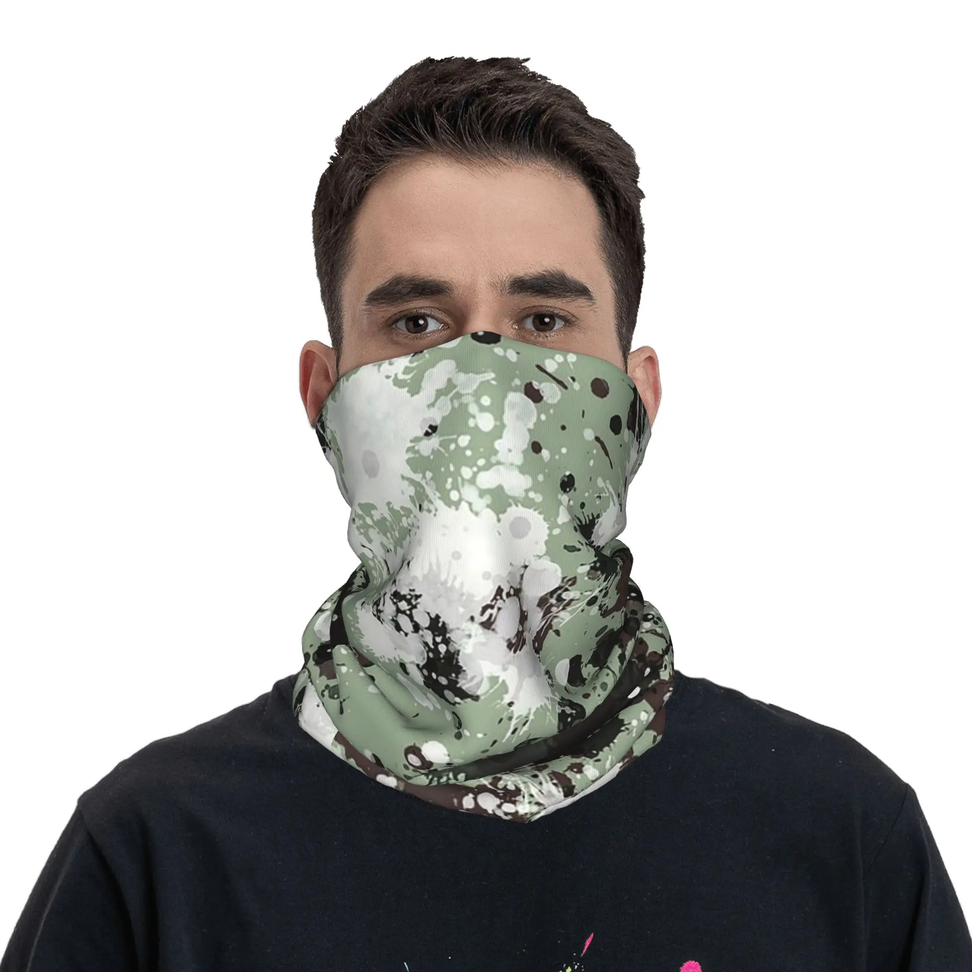 Sage paint splatter Splash Drip painting Bandana Neck Cover Printed Magic Scarf Headwear Running Unisex Adult Windproof
Sage paint splatter Splash Drip painting Bandana Neck Cover Printed Magic Scarf Headwear Running Unisex Adult Windproof