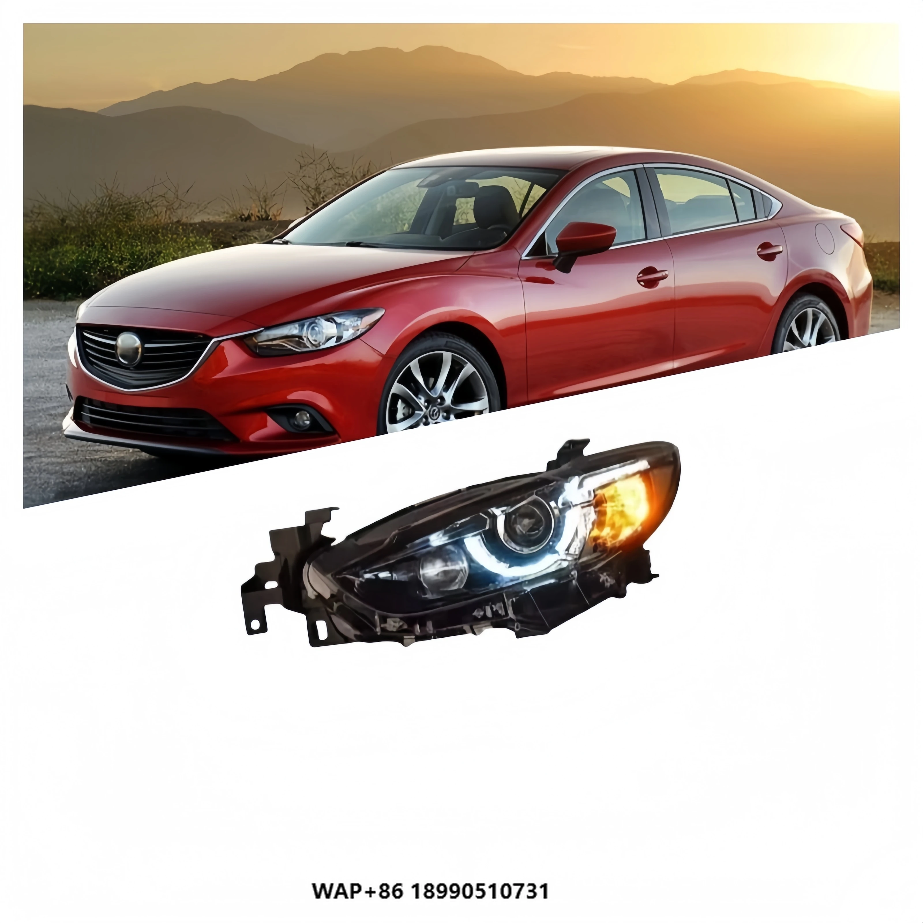 For Mazda 6 Atenza Headlight Assembly 2014-2016 Improved LED Scoop Daytime Running Light Xenon Lamp
For Mazda 6 Atenza Headlight Assembly 2014-2016 Improved LED Scoop Daytime Running Light Xenon Lamp