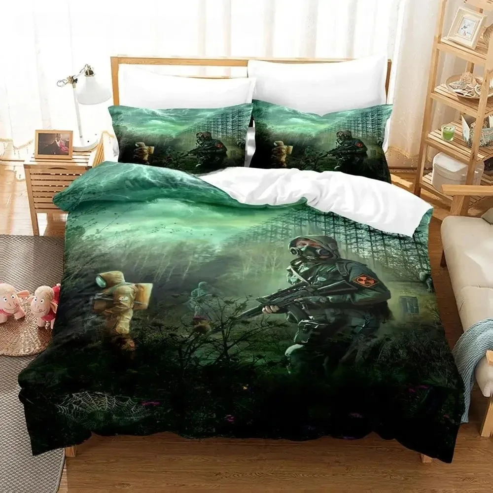 Game S.T.A.L.K.E.R. 2 Heart of Chernobyl Bedding Set Cartoon Anime three-piece set Adult Boys Bedroom Duvetcover Sets
Game S.T.A.L.K.E.R. 2 Heart of Chernobyl Bedding Set Cartoon Anime three-piece set Adult Boys Bedroom Duvetcover Sets