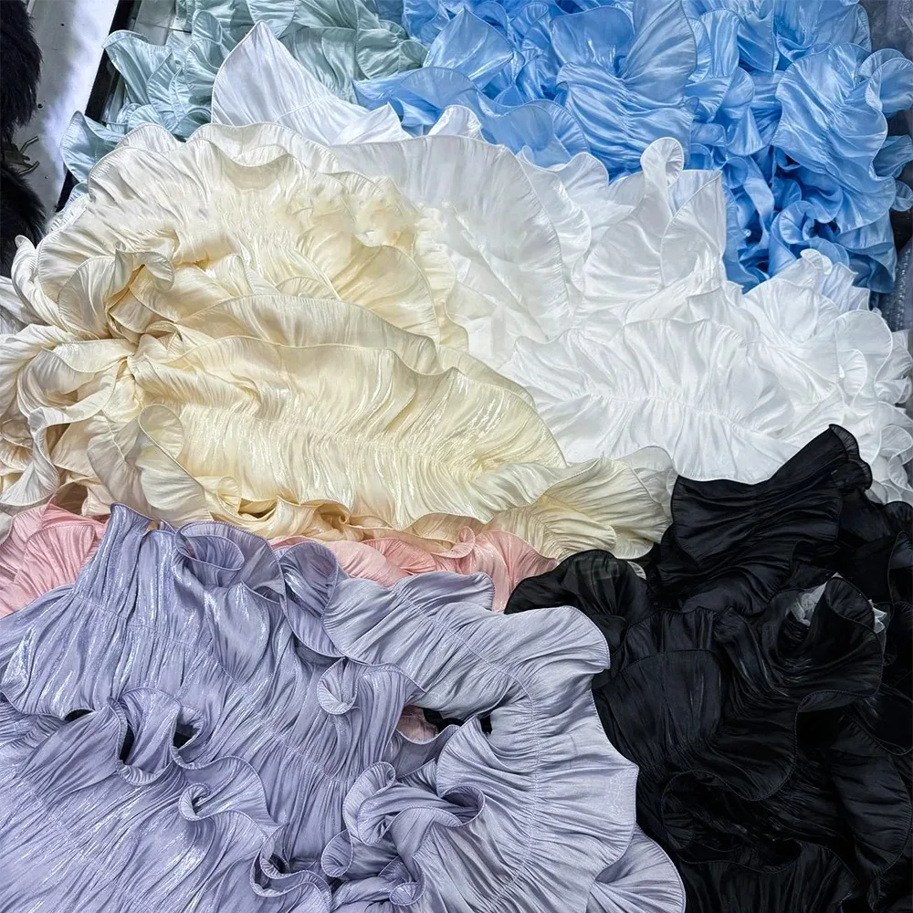 1Yard Ruffle Shiny Satin Pleat Lace Trims Fabric For DIY Sewing Girl Dress Bouquet Ribbon Curtain Edge Hem Home Party Upholstery
1Yard Ruffle Shiny Satin Pleat Lace Trims Fabric For DIY Sewing Girl Dress Bouquet Ribbon Curtain Edge Hem Home Party Upholstery