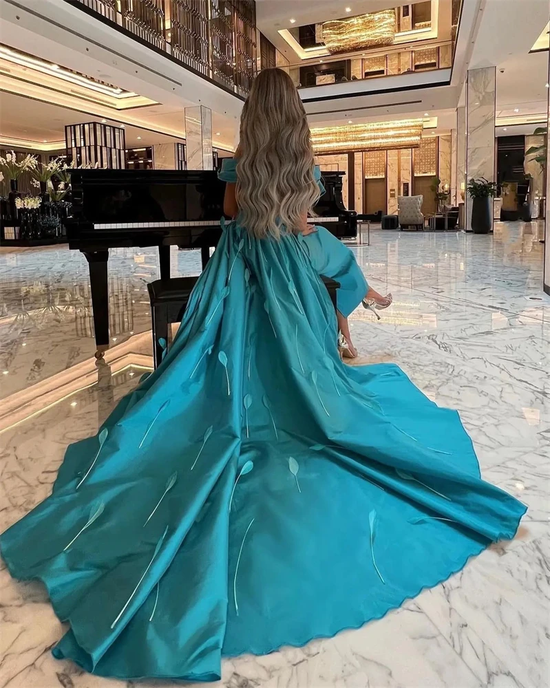 Noble Popular Blue Off-the-shoulder Neckline Prom Dress Floor-Length With Short Sleeves Evening Summer Party Dress For Women2023
Noble Popular Blue Off-the-shoulder Neckline Prom Dress Floor-Length With Short Sleeves Evening Summer Party Dress For Women2023