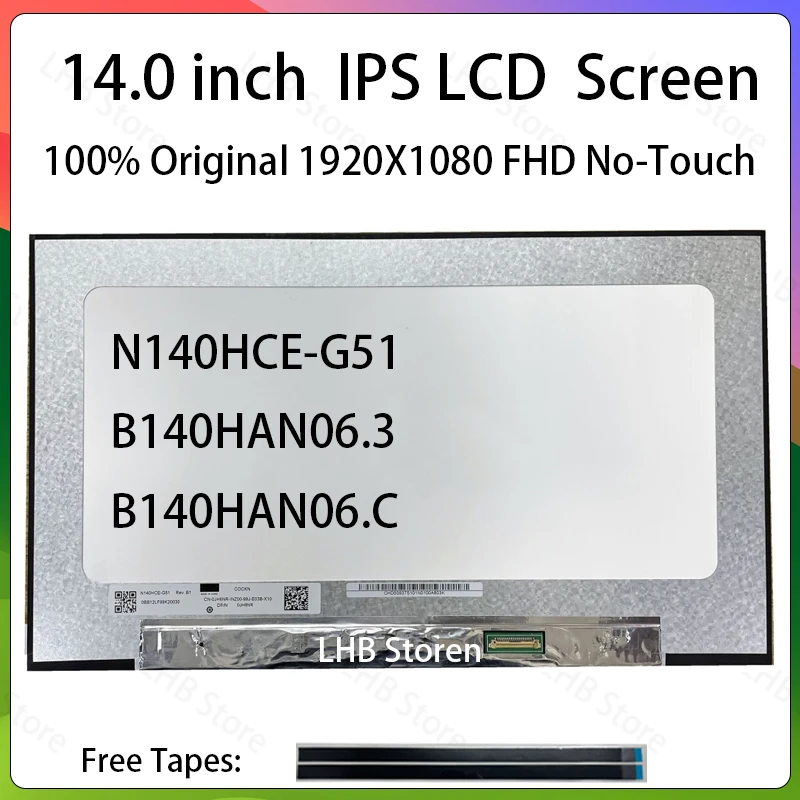 14-дюймовый ЖК-экран N140HCE G51 N140HCE-G51 B140HAN06.3 B140HAN06.C, замена матричной панели дисплея, 1920x1080, eDP, 30 контактов, без сенсорного управления
14-дюймовый ЖК-экран N140HCE G51 N140HCE-G51 B140HAN06.3 B140HAN06.C, замена матричной панели дисплея, 1920x1080, eDP, 30 контактов, без сенсорного управления