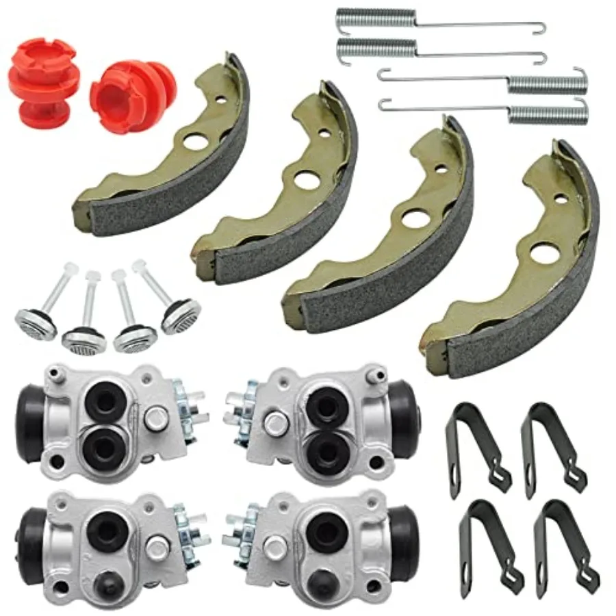 Front Brake Wheel Cylinders Shoes Kit for Rancher 350 400 350 400 2004-2007 LeftandRight,OEM# 45330-HN2-006 45350-HN5-N01 06450
Front Brake Wheel Cylinders Shoes Kit for Rancher 350 400 350 400 2004-2007 LeftandRight,OEM# 45330-HN2-006 45350-HN5-N01 06450