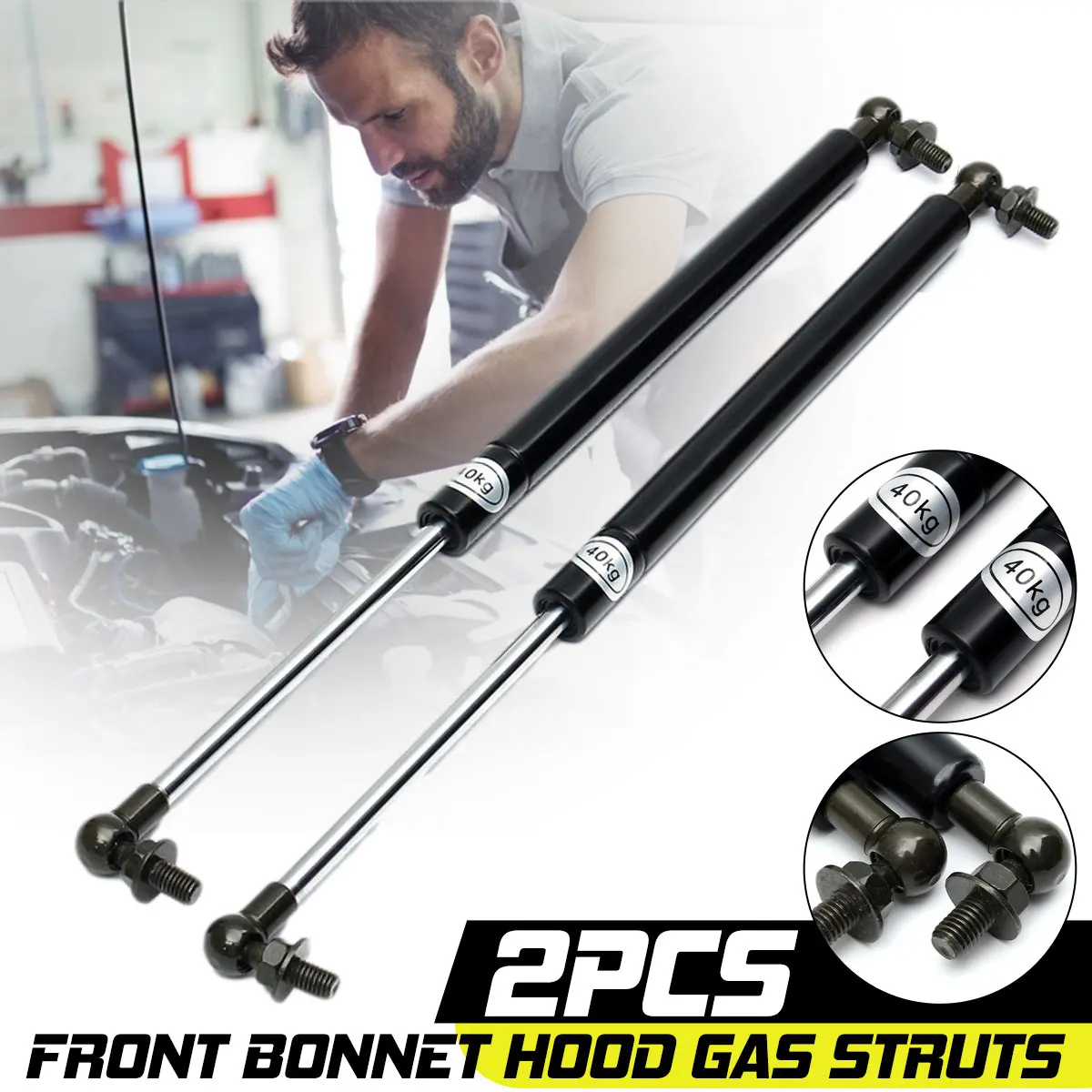 Pair for Nissan Patrol Y61 1997-2018 Car Front Bonnet Hood Lift Supports Shock Gas Struts Bars Gas Spring 2017 2016 2015 2014
Pair for Nissan Patrol Y61 1997-2018 Car Front Bonnet Hood Lift Supports Shock Gas Struts Bars Gas Spring 2017 2016 2015 2014