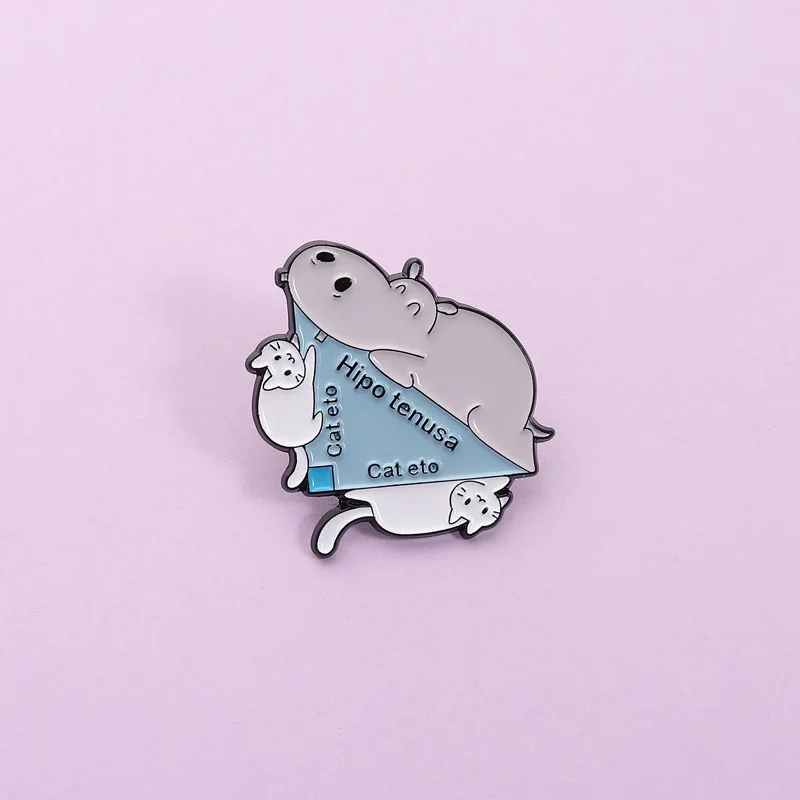 mathematics right angle set square Brooch Enamel Pins Cute Hippopotamus Cat Metal Lapel Badge Jewelry Gifts For Fans Friends
mathematics right angle set square Brooch Enamel Pins Cute Hippopotamus Cat Metal Lapel Badge Jewelry Gifts For Fans Friends