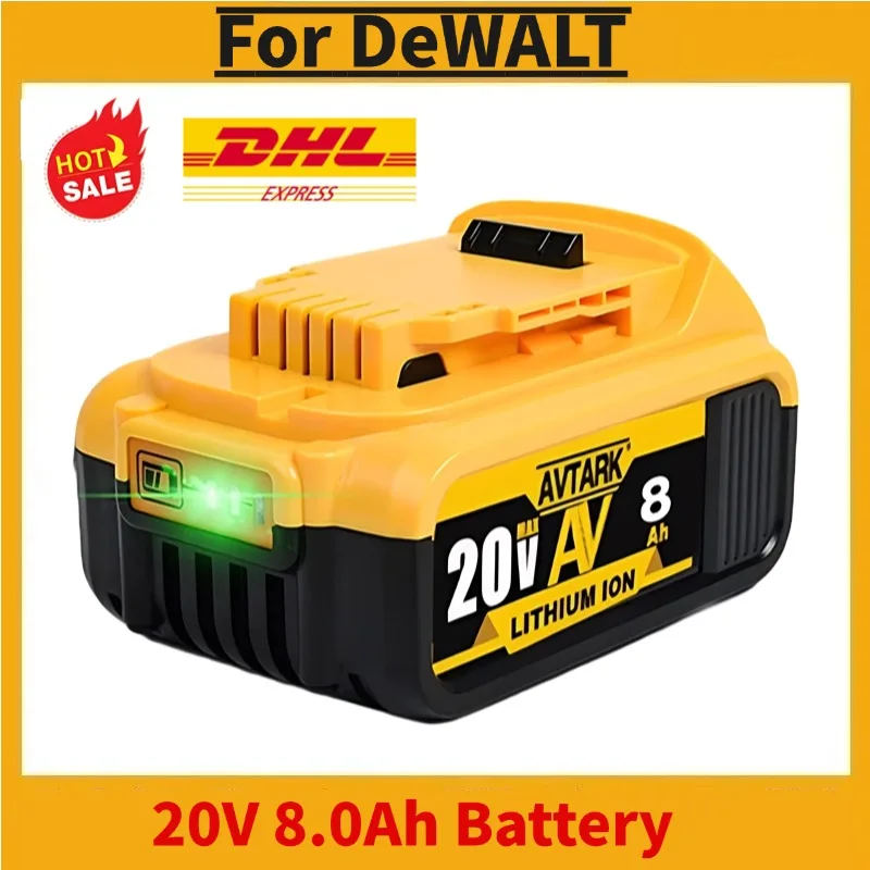 Replacement For Dewalt 20V Lithium-Ion Battery 8000mAh,Fits Multiple Tools Including DCB200 DCB182 DCB180 DCB181 DCB182 DCB201
Replacement For Dewalt 20V Lithium-Ion Battery 8000mAh,Fits Multiple Tools Including DCB200 DCB182 DCB180 DCB181 DCB182 DCB201