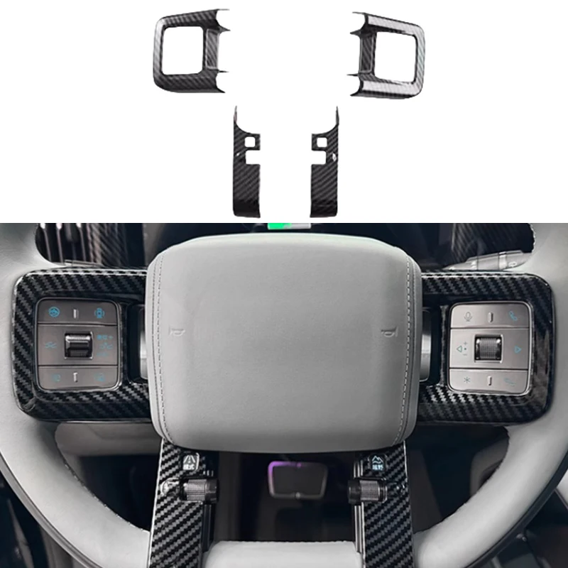 Car Steering Wheel Decorative Frame Patch Fit for BYD Leopard 5 Carbon Fiber Steering Wheel Trim Car Interior Accessories
Car Steering Wheel Decorative Frame Patch Fit for BYD Leopard 5 Carbon Fiber Steering Wheel Trim Car Interior Accessories