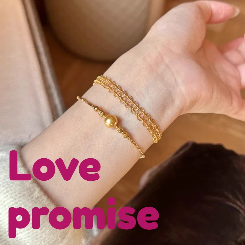 Ribbon Ripple Lace Metal Bracelet Women's Man's Golden Cutout Hand String Love Promise Meditation Jewelry Good Luck Amulet
Ribbon Ripple Lace Metal Bracelet Women's Man's Golden Cutout Hand String Love Promise Meditation Jewelry Good Luck Amulet