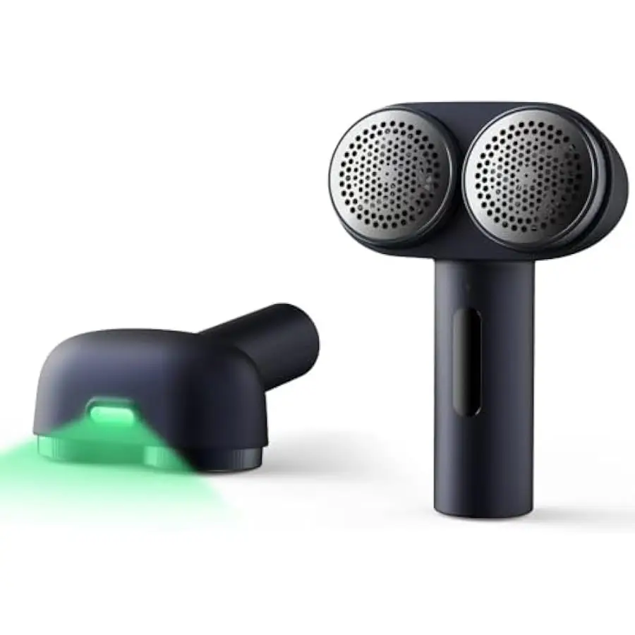 Nesugar Electric Professional Dual-Head Fabric Shaver and Lint Remover and Clothes Shavers with Green Light aided Identification
Nesugar Electric Professional Dual-Head Fabric Shaver and Lint Remover and Clothes Shavers with Green Light aided Identification