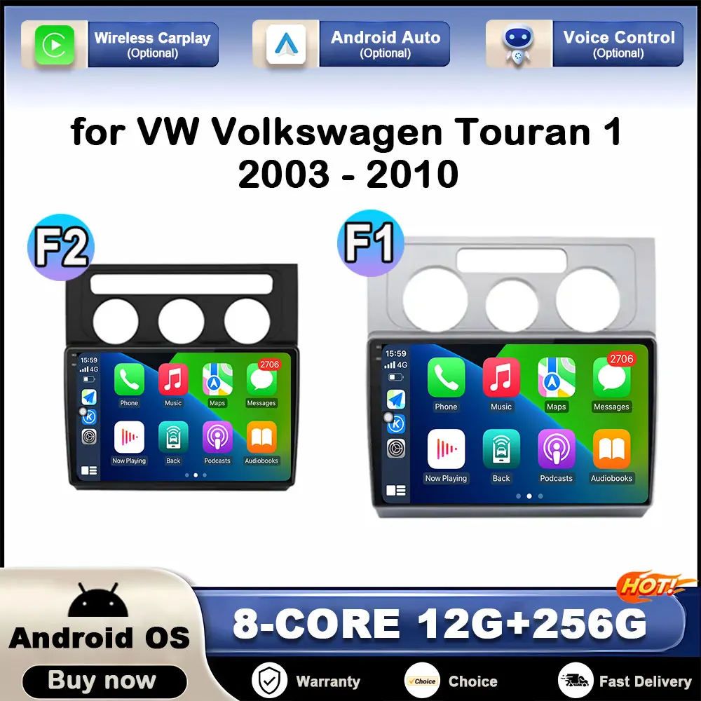 10" for VW Volkswagen Touran 1 2003 2004 - 2010 GPS Navigation Car Video Radio Player QLED IPS Screen Head Unit WiFi Bluetooth
10" for VW Volkswagen Touran 1 2003 2004 - 2010 GPS Navigation Car Video Radio Player QLED IPS Screen Head Unit WiFi Bluetooth