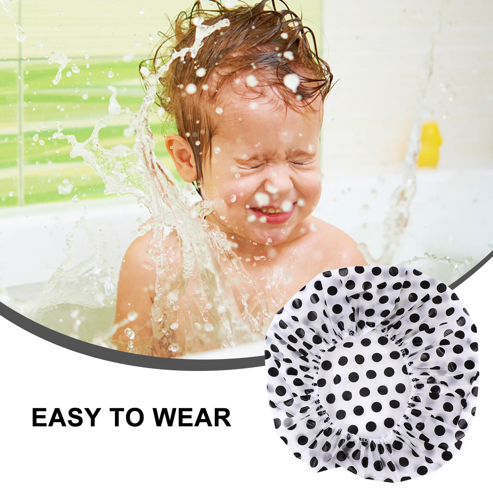 Набор из 6 эластичных водонепроницаемых шапочек для душа, легкие складные шапочки для ванны, защищающие прическу, эластичные шапочки для душа
Набор из 6 эластичных водонепроницаемых шапочек для душа, легкие складные шапочки для ванны, защищающие прическу, эластичные шапочки для душа